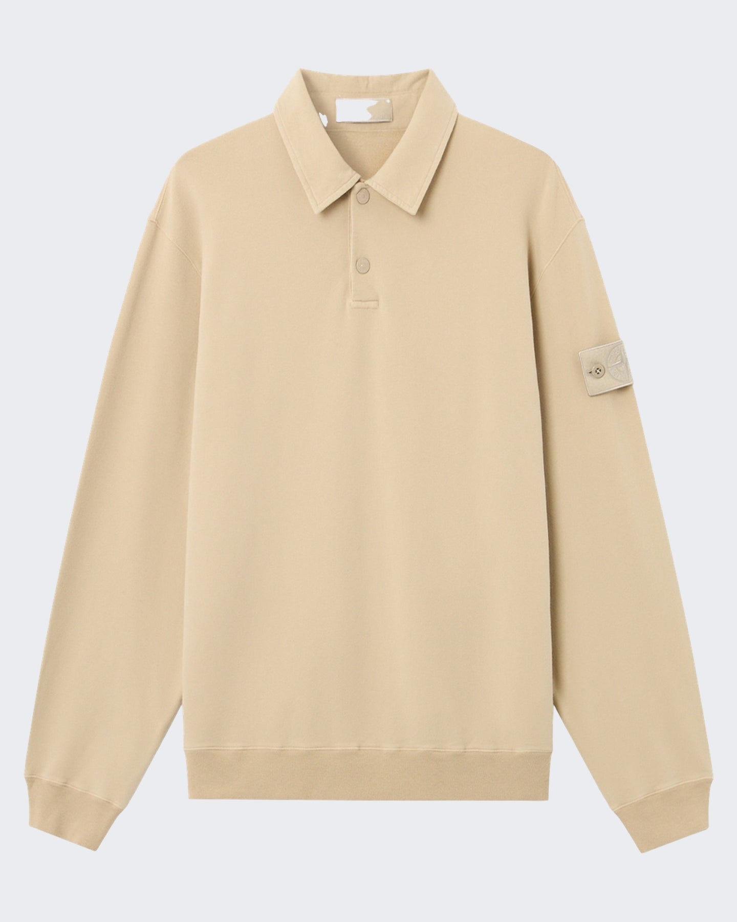 Heren Ls Polo-Beige-V0090 Beige