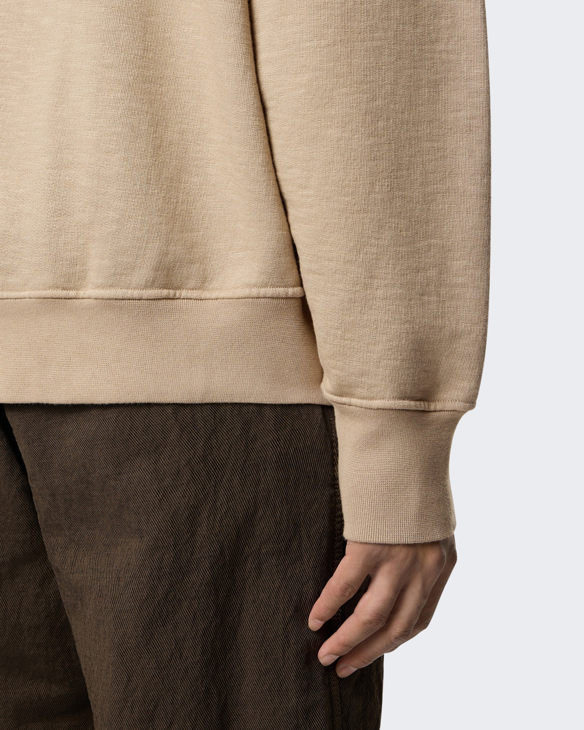 Herren Ls Polo-Biscuit-V0094 Beige