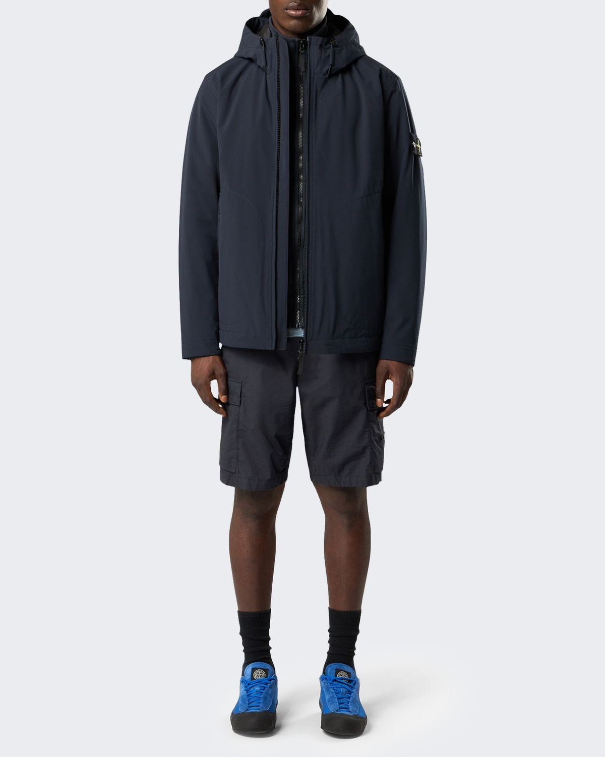 Herren Korte parka Blau
