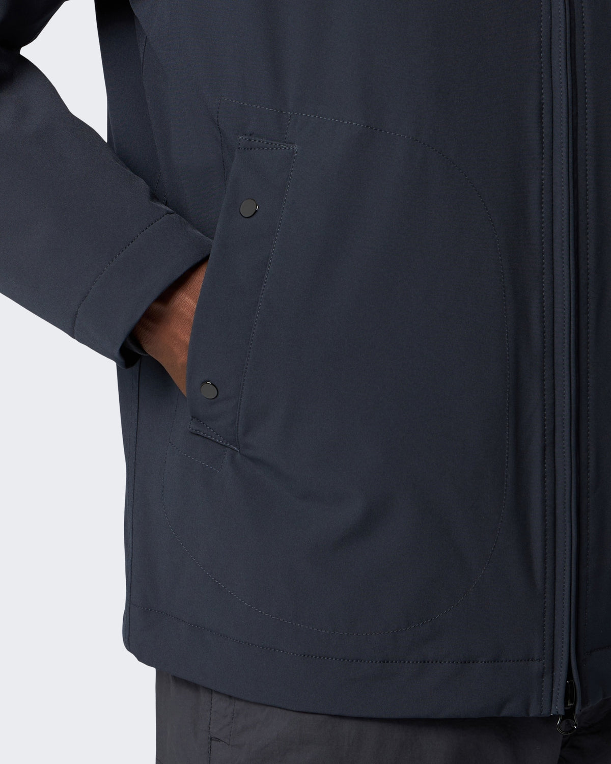 Herren Korte parka Blau