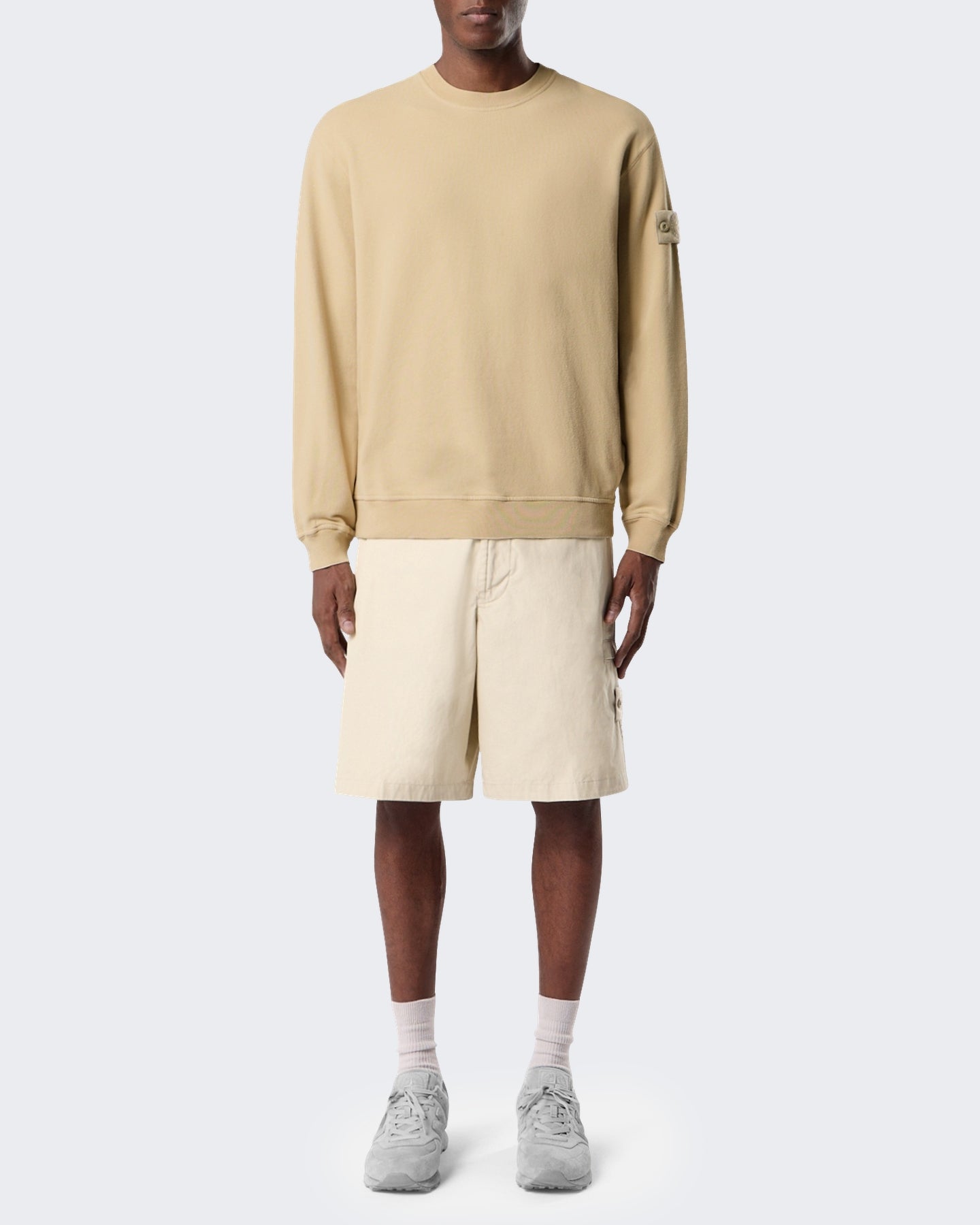 Heren Sweatshirt Beige