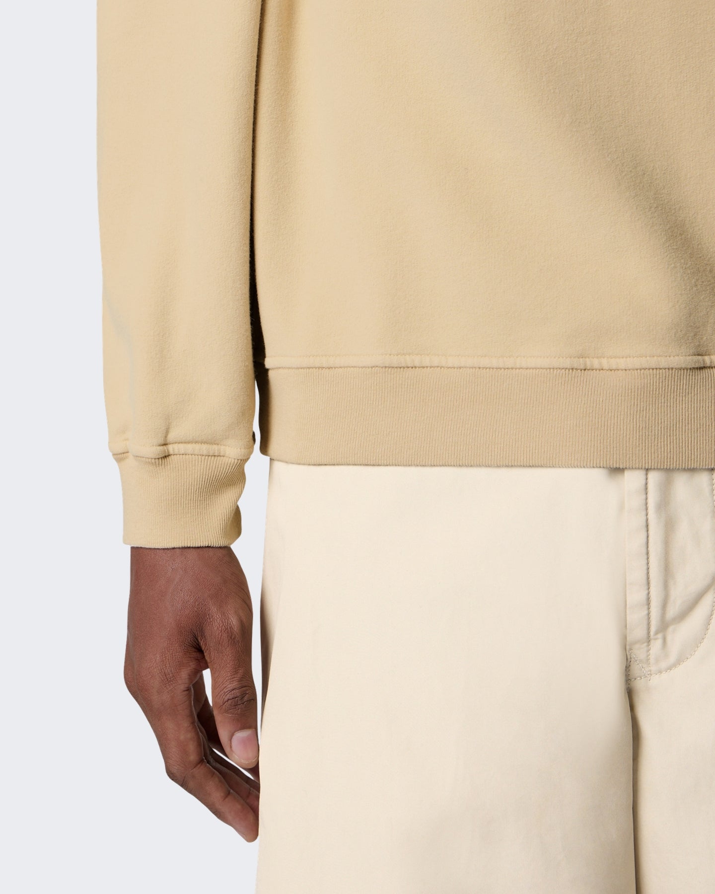 Heren Sweatshirt Beige