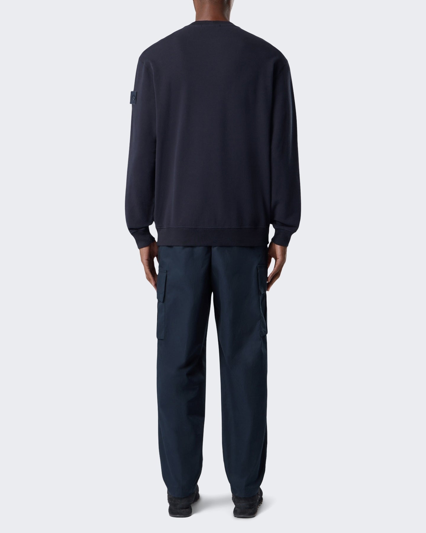 Heren Sweatshirt-Blauw Blue-V0020 Blauw