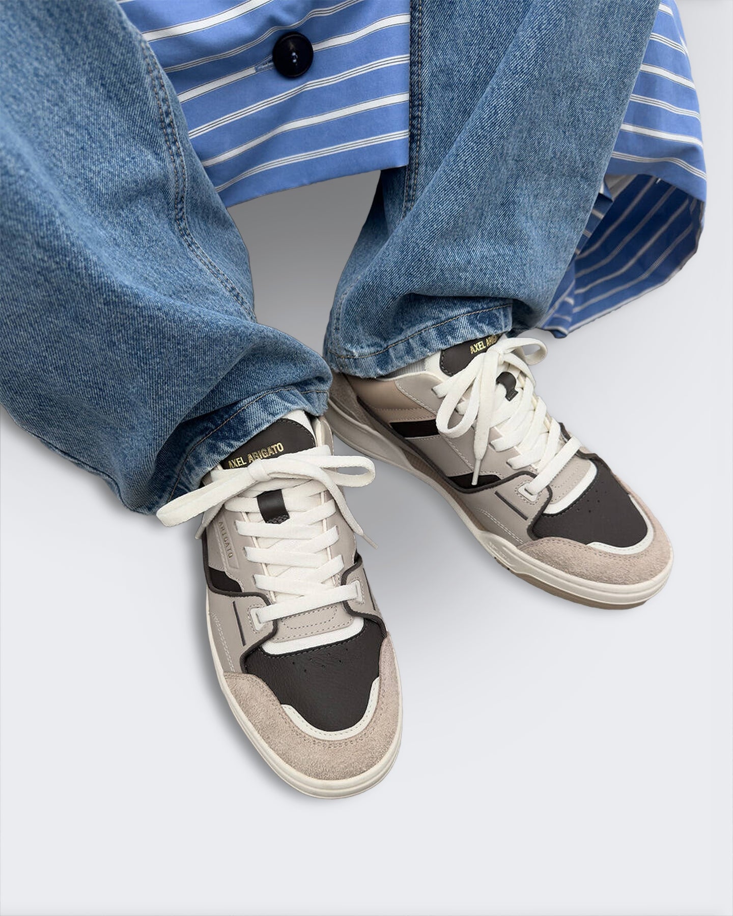 Heren Clay sneaker Beige
