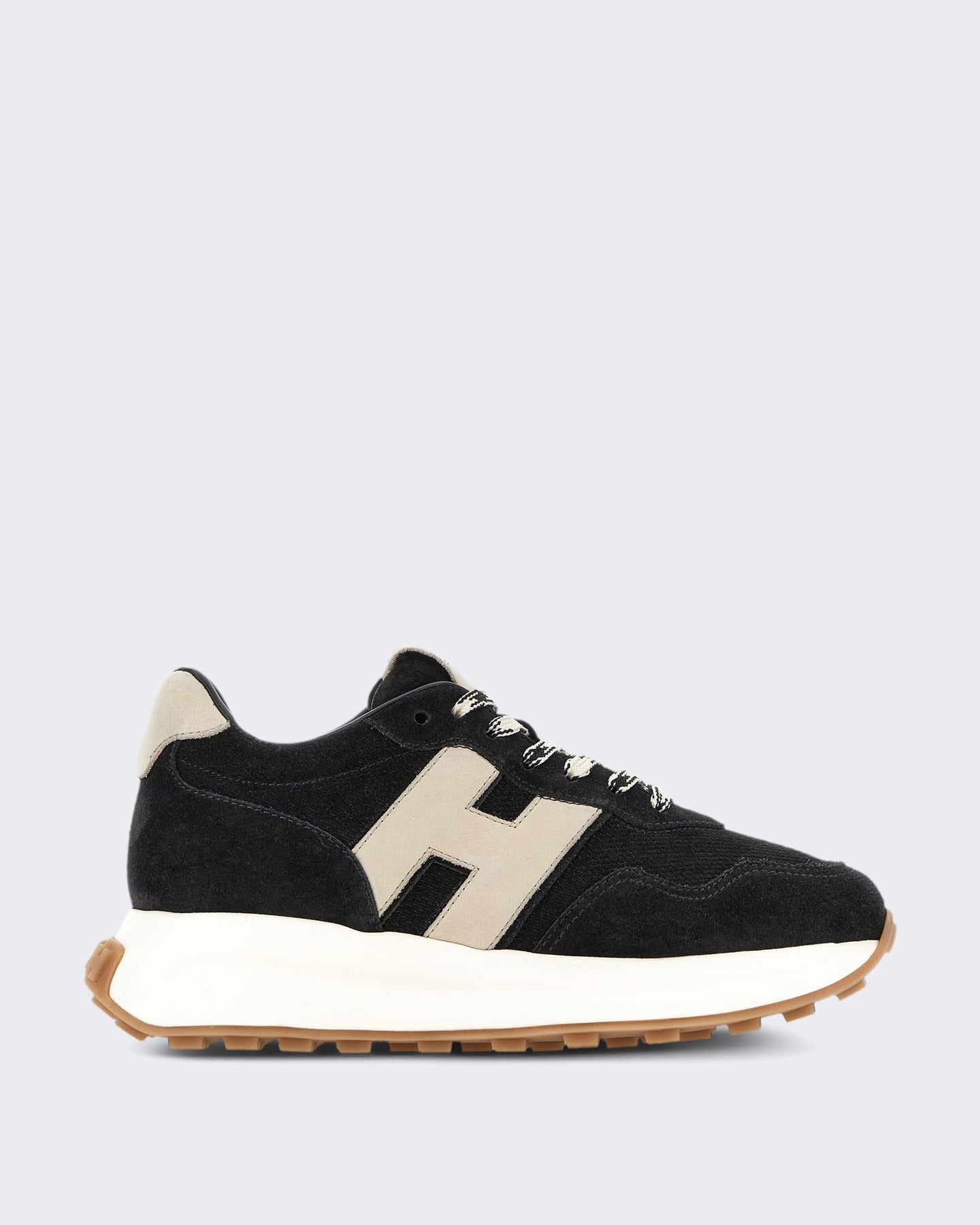 Dames Sneaker - H641 Allacciato H Patch-Brown Bruin