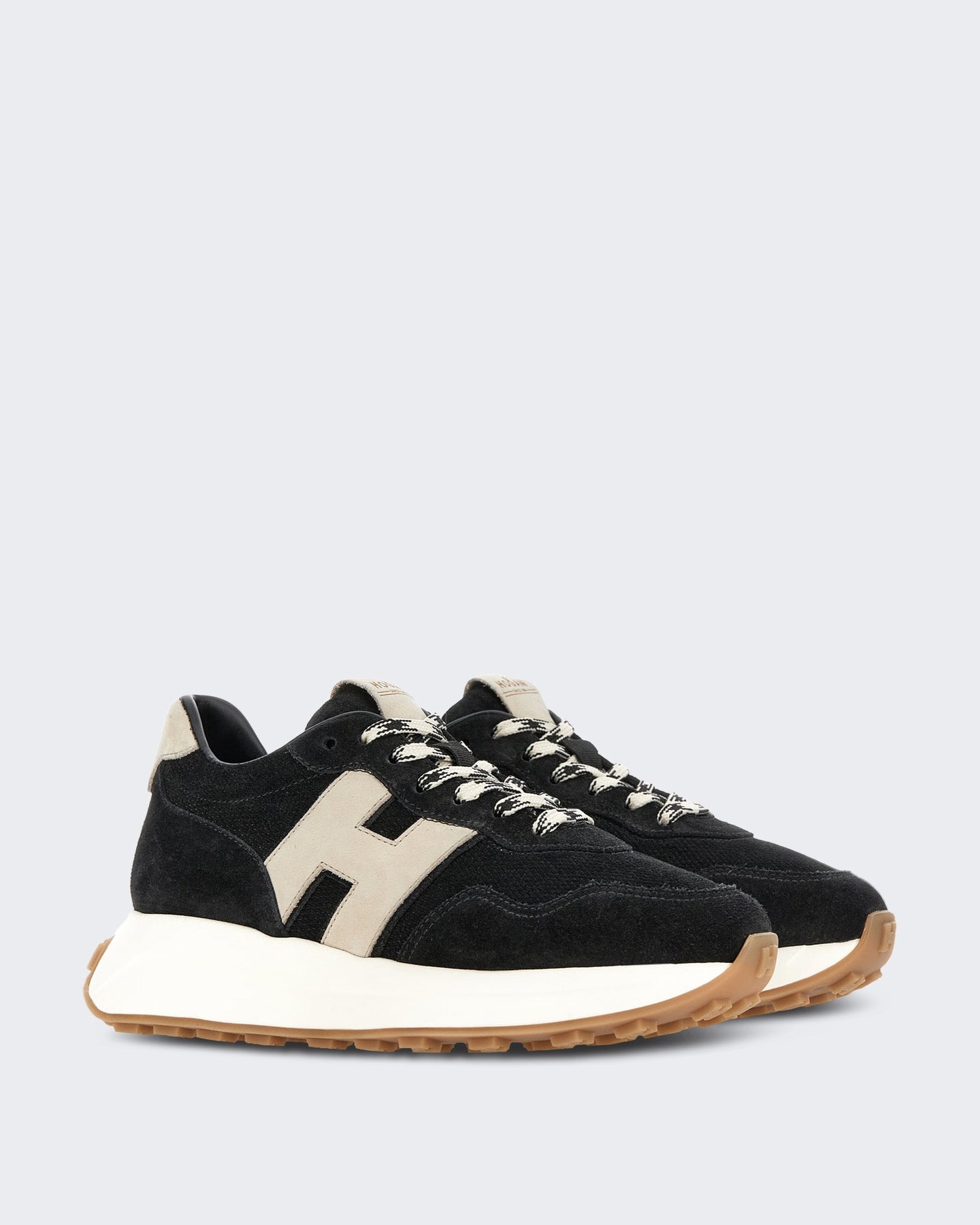 Dames Sneaker - H641 Allacciato H Patch-Brown Bruin