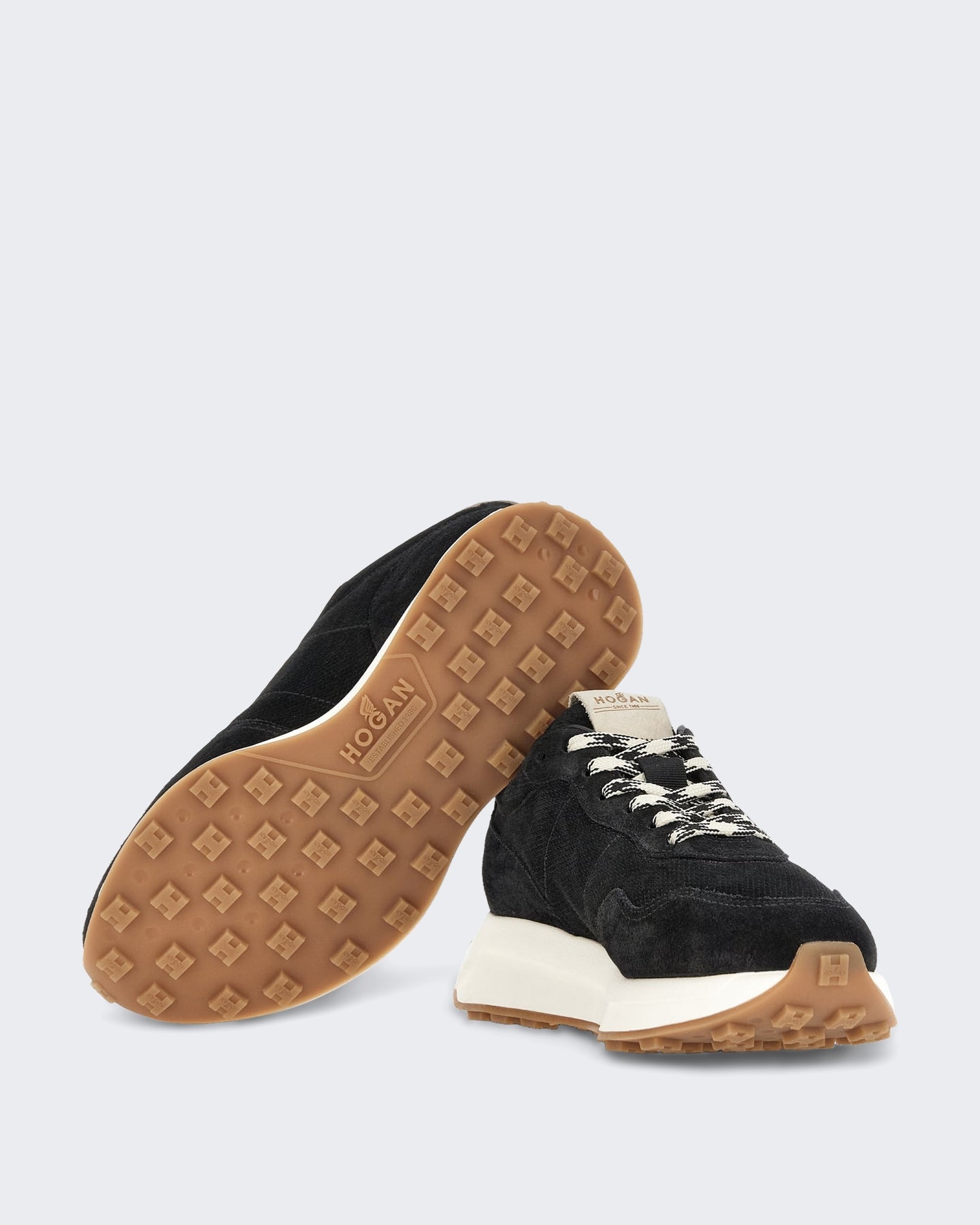 Dames Sneaker - H641 Allacciato H Patch-Brown Bruin