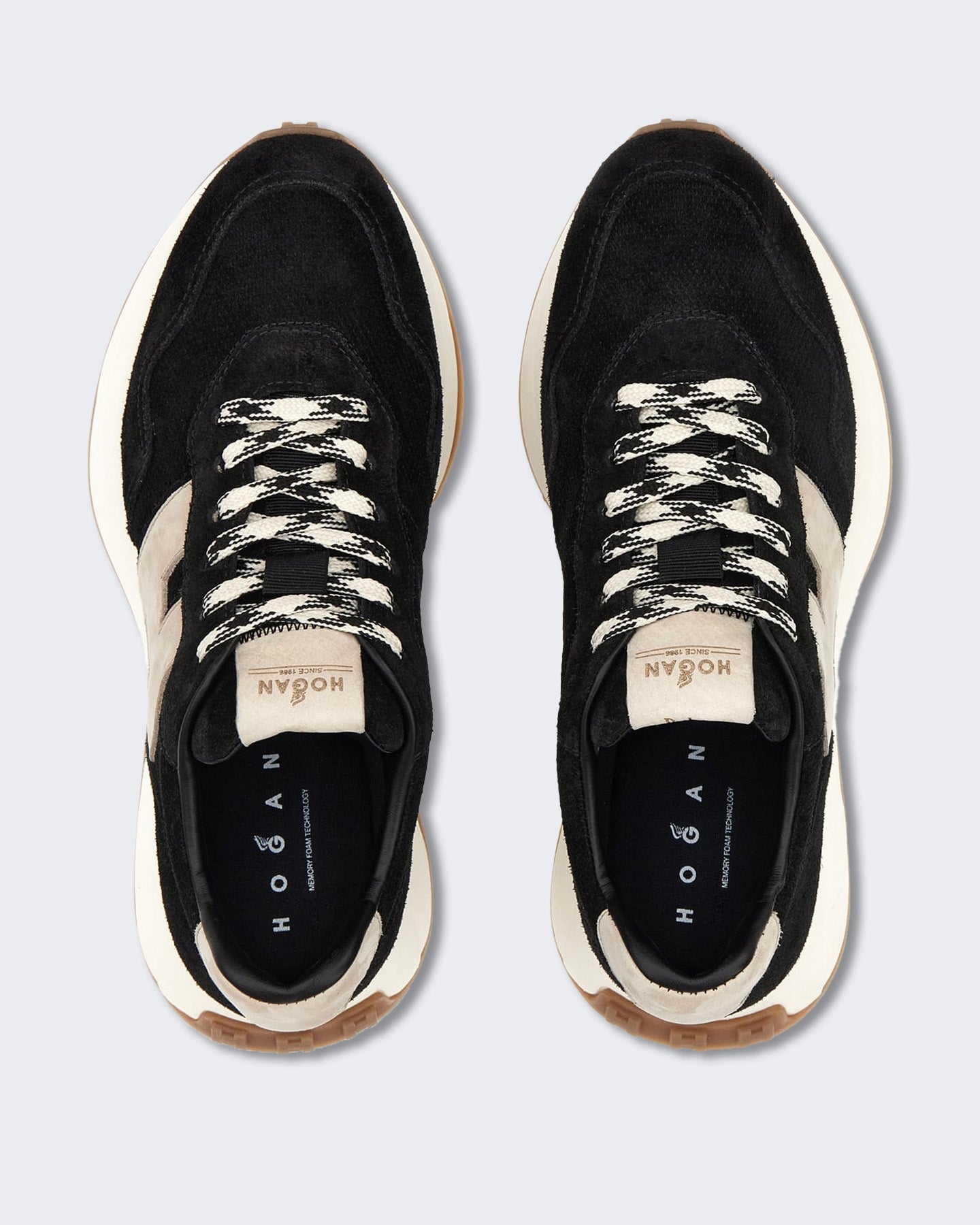 Dames Sneaker - H641 Allacciato H Patch-Brown Bruin