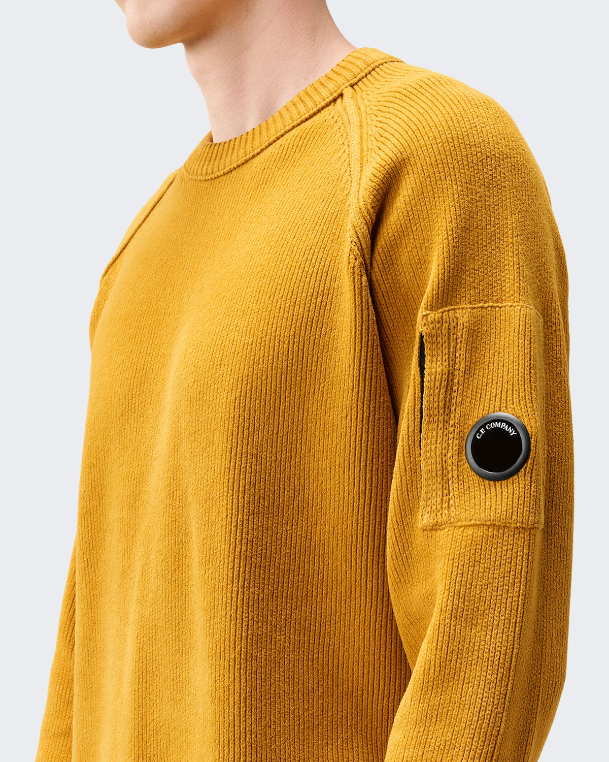 Herren Gebreide Pullover met ronde hals in Braun