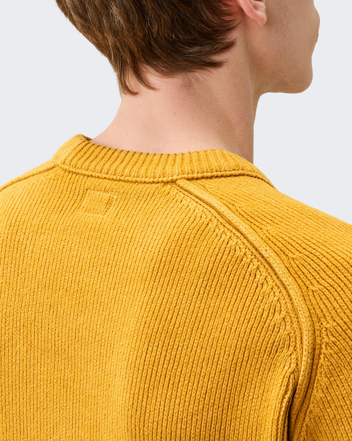 Herren Gebreide Pullover met ronde hals in Braun