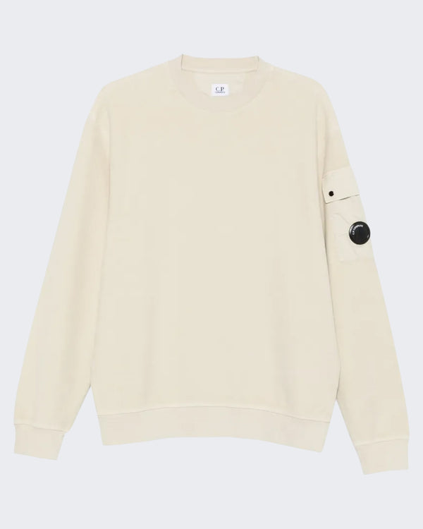 Herren Sweater met ronde hals in zilverberken tint Silber