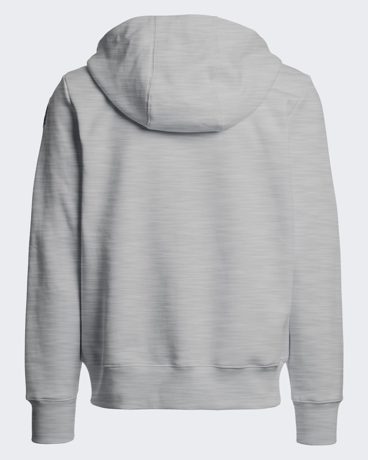 Herren Hoodie met capuchon in grijze melange Grau