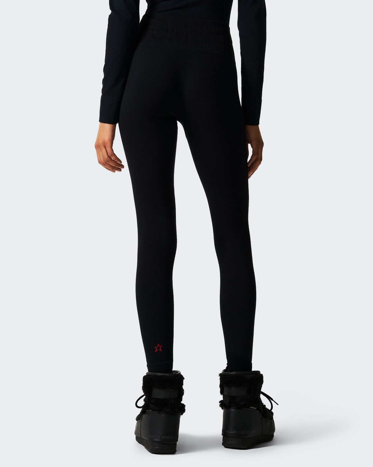 Dames Thermische legging voor de piste Zwart