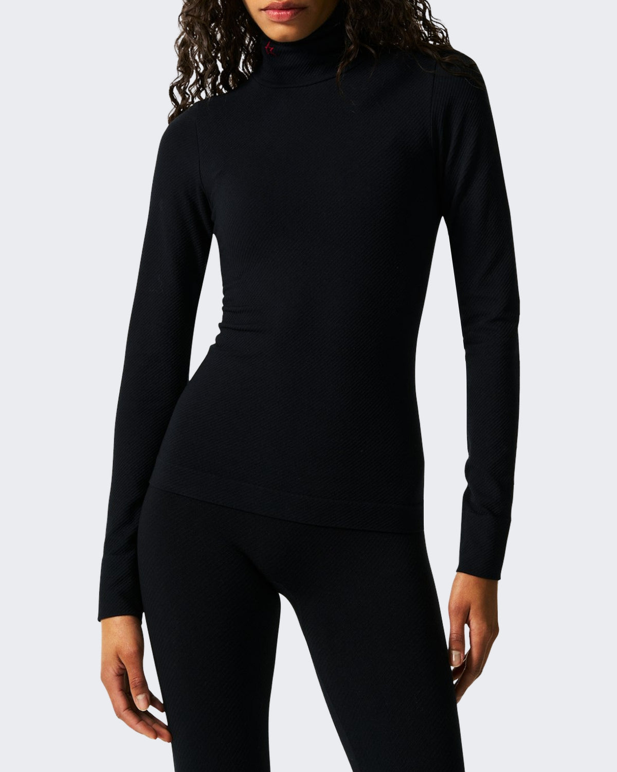 Dames Thermisch ondershirt met lange mouwen Zwart