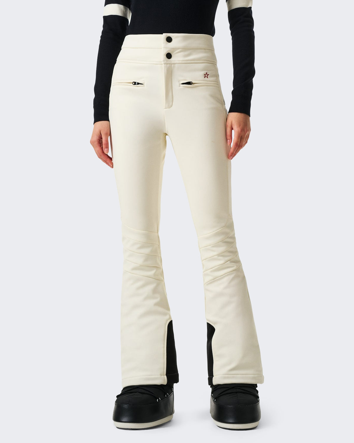 Damen Hoge taille ski Hose Aurora Weiß