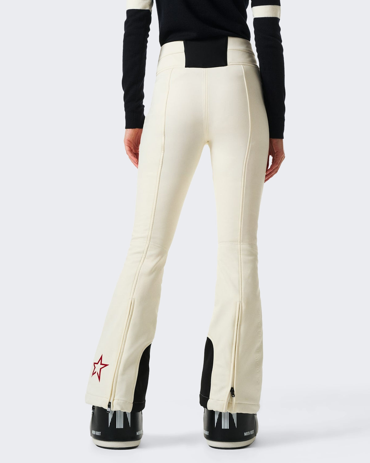 Damen Hoge taille ski Hose Aurora Weiß