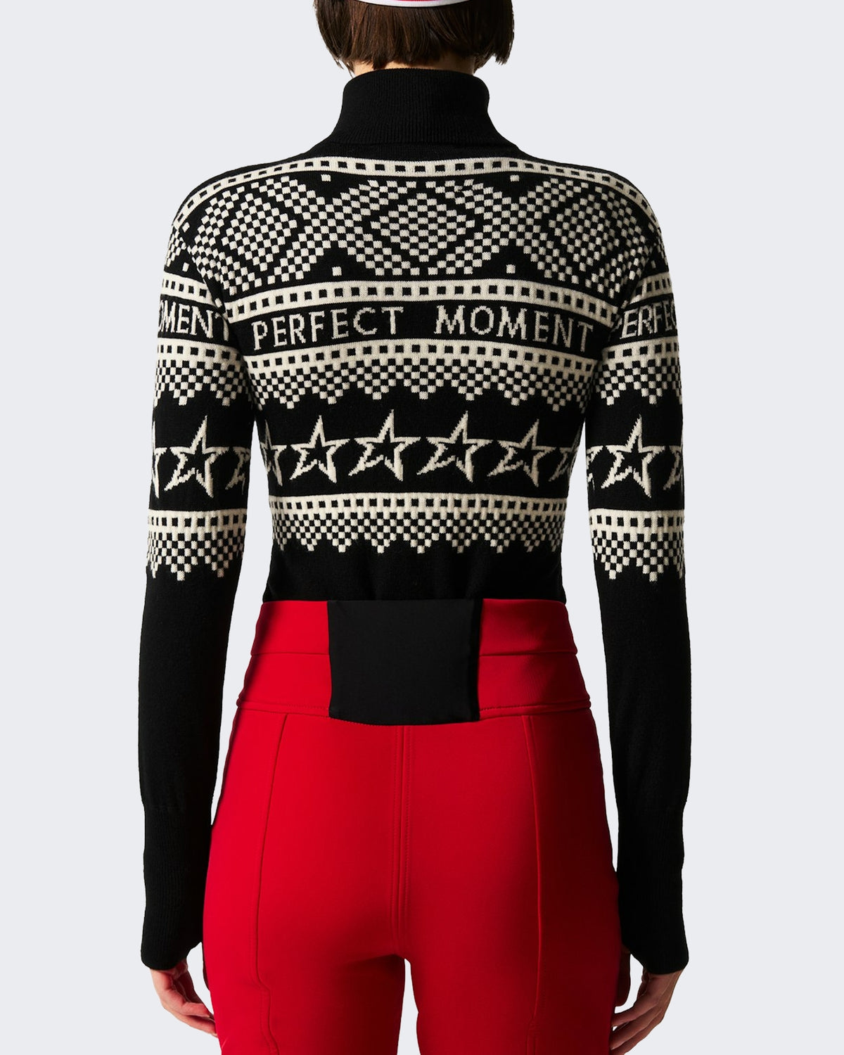 Dames Holiday body met zwart-wit patroon