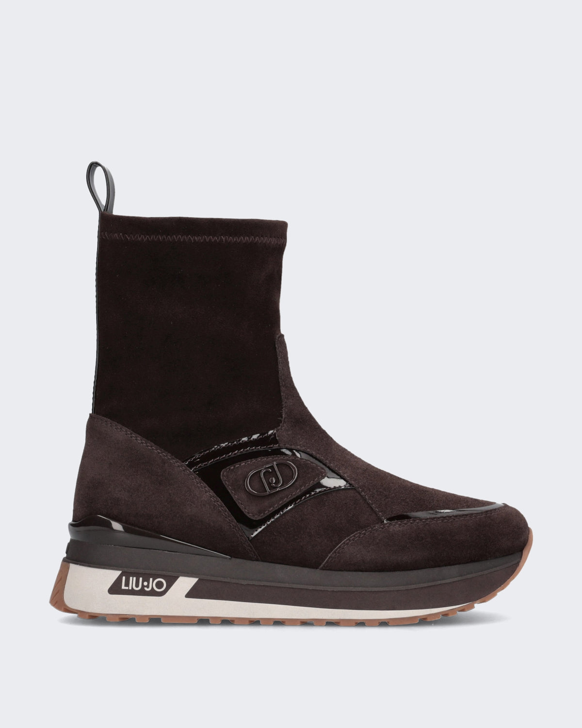 Dames Maxi Wonder 104 sneaker in mokabruin Bruin
