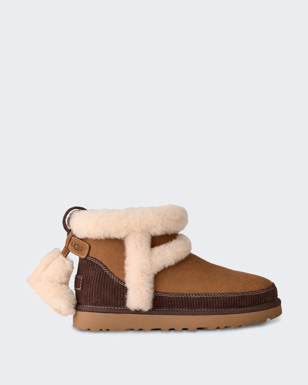 Dames Classic Mini Heritage korte laars Beige