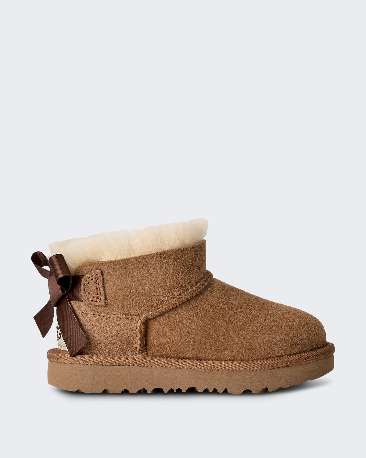 Kinder Classic Boot - Ultra Mini Bailey Bow Beige (2)