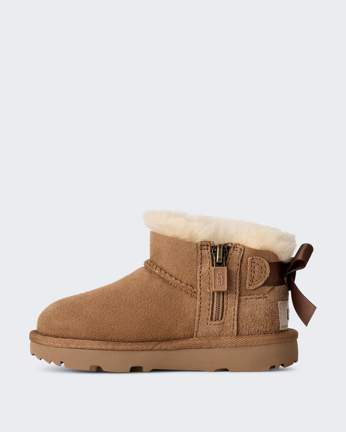 Kinder Classic Boot - Ultra Mini Bailey Bow Beige (2)