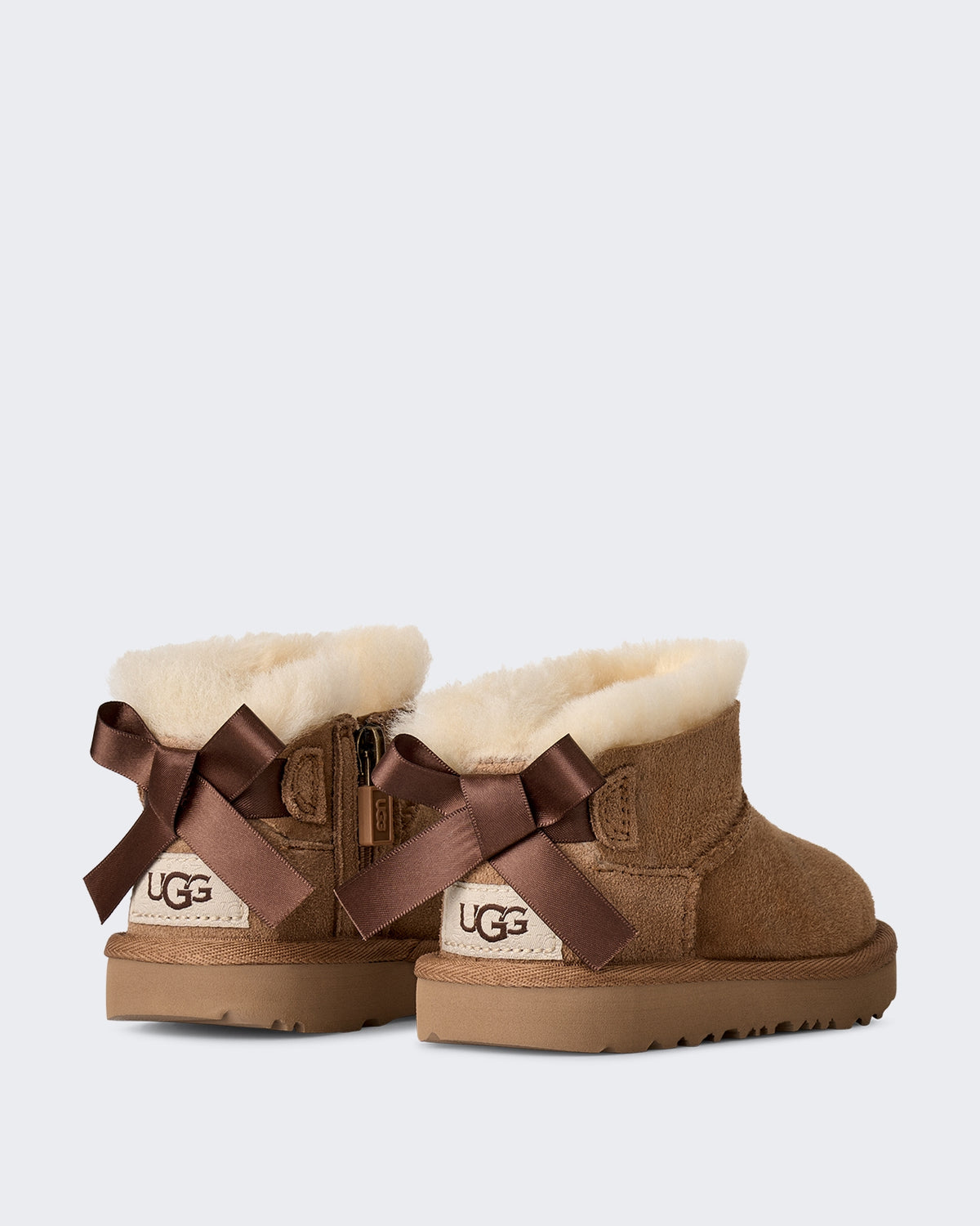 Kinder Classic Boot - Ultra Mini Bailey Bow Beige (2)