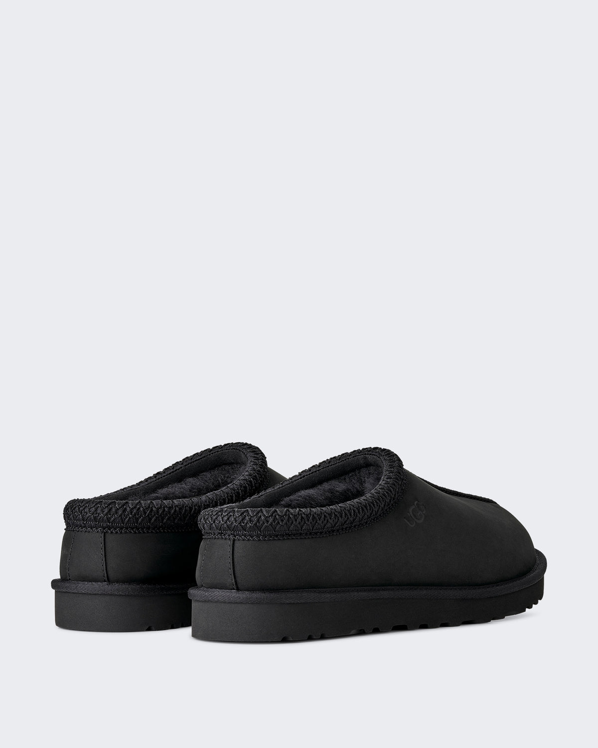 Heren Slipper van nubuck leer Zwart