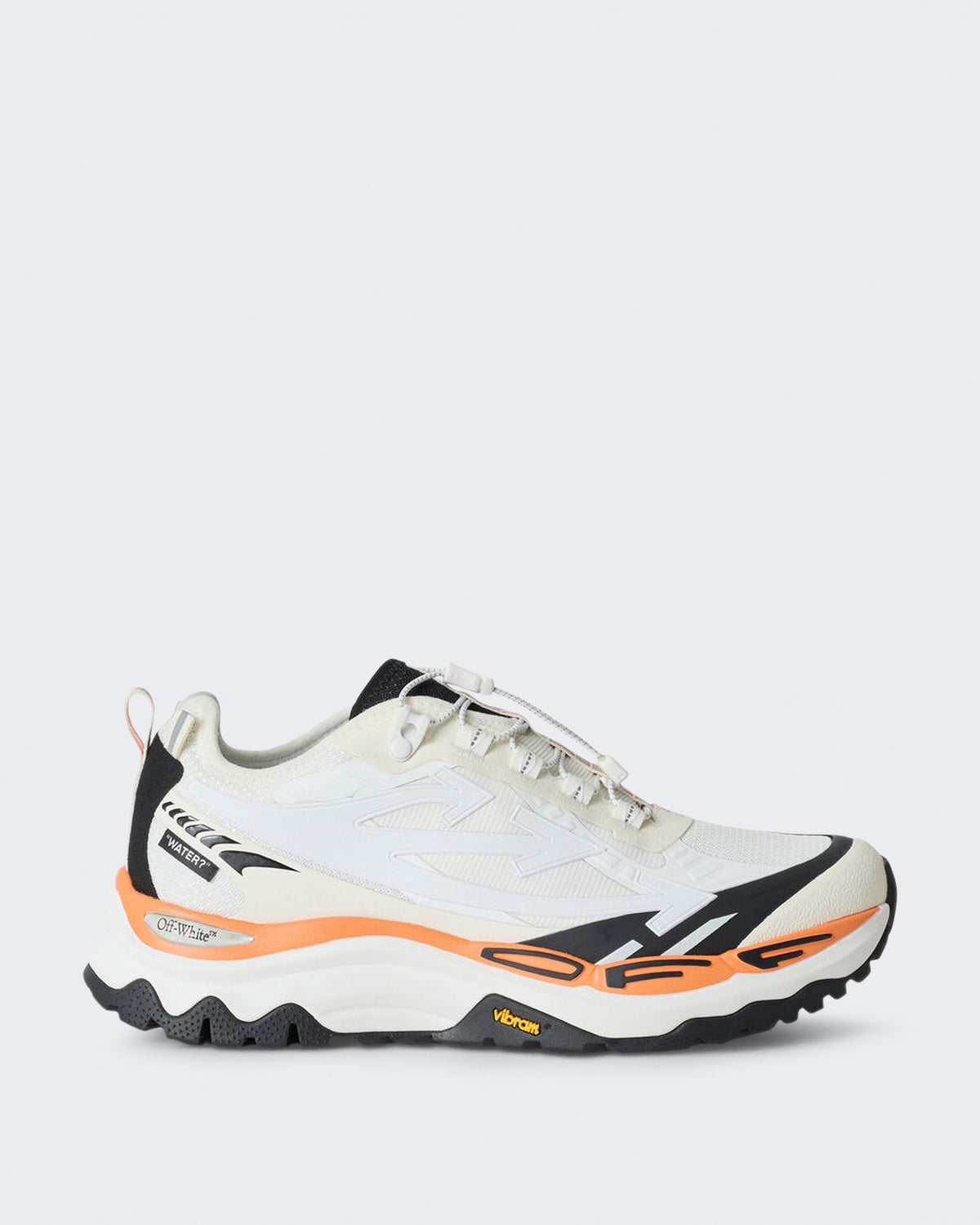 Herren Lage trail sneaker in Grau en Weiß