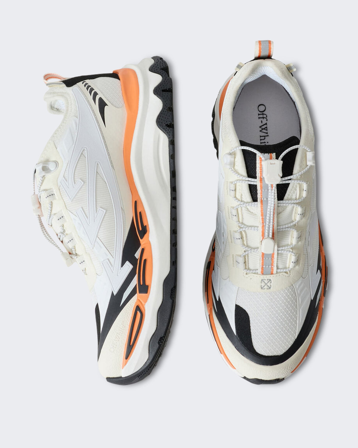 Herren Lage trail sneaker in Grau en Weiß