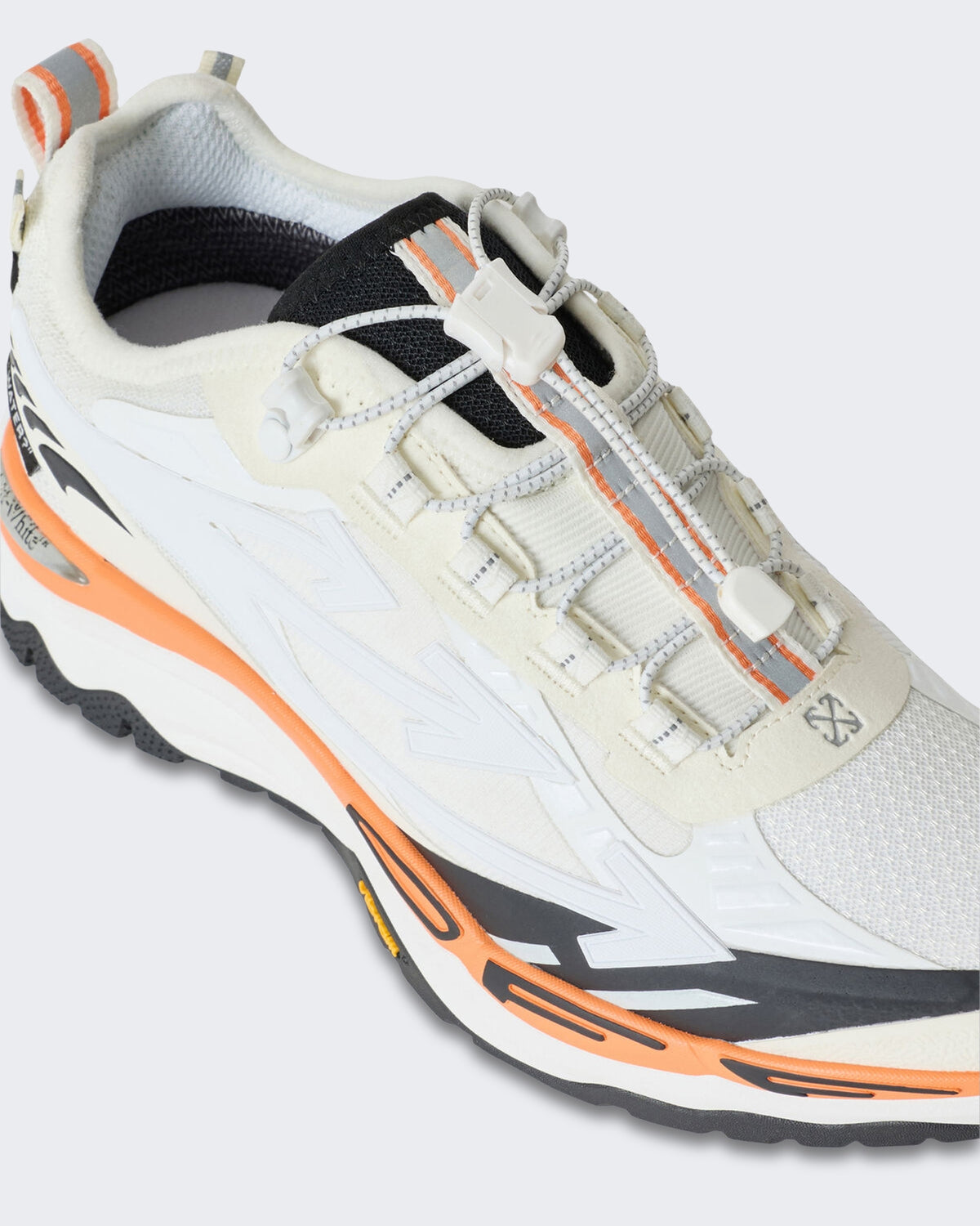 Herren Lage trail sneaker in Grau en Weiß