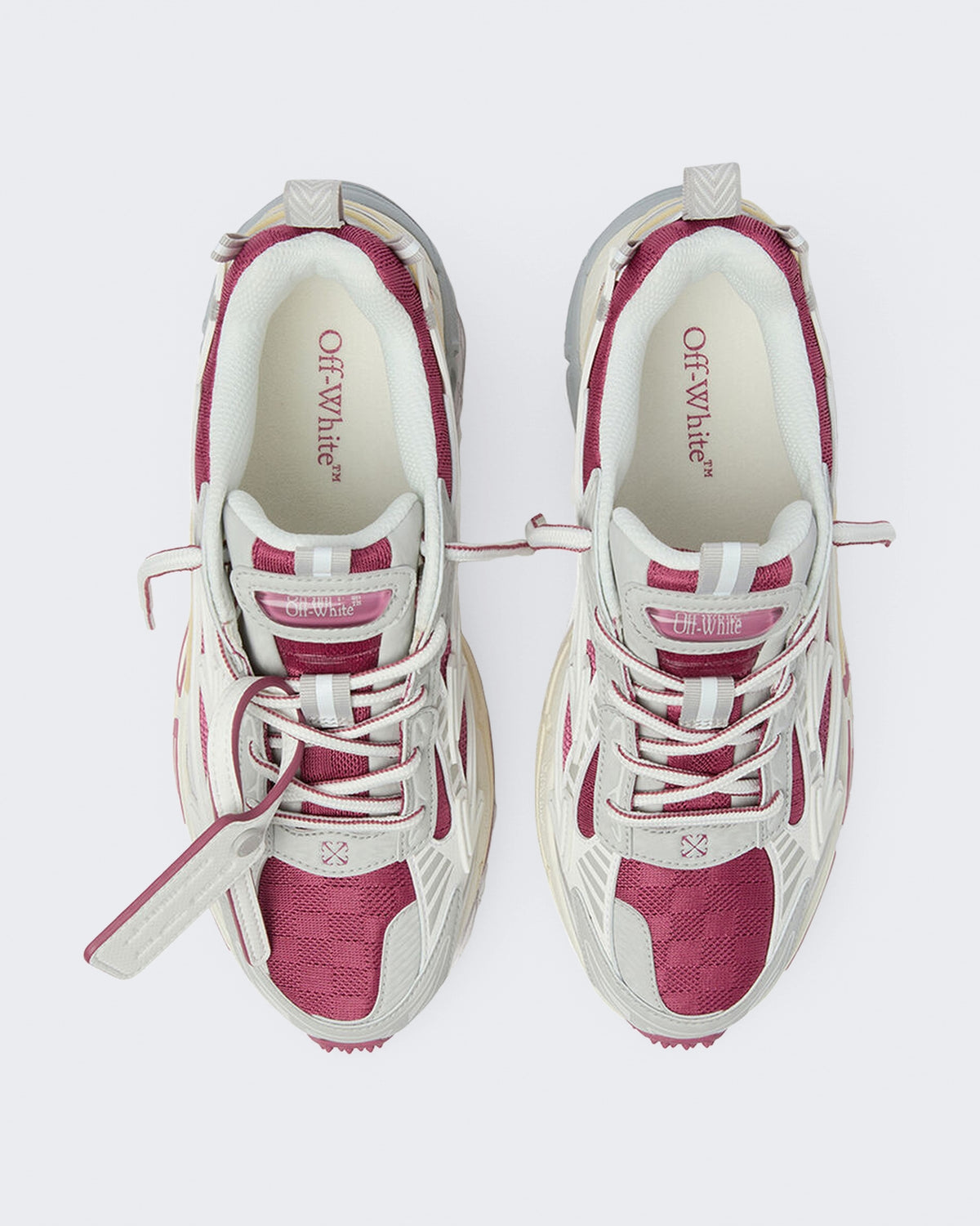 Damen Be Right Back sneaker magenta met Weiß