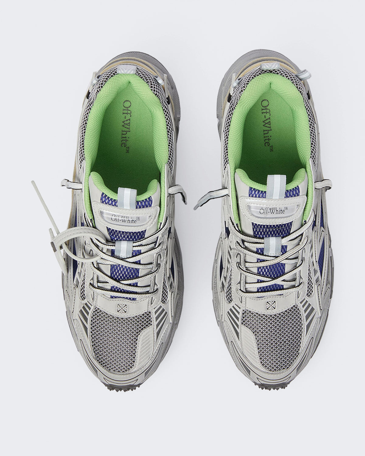 Herren Be Right Back Worn Out sneaker donkerblauw met donkergrijs