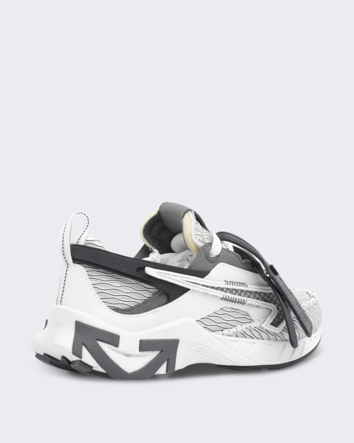 Dames Space Memo sneaker wit met zwart