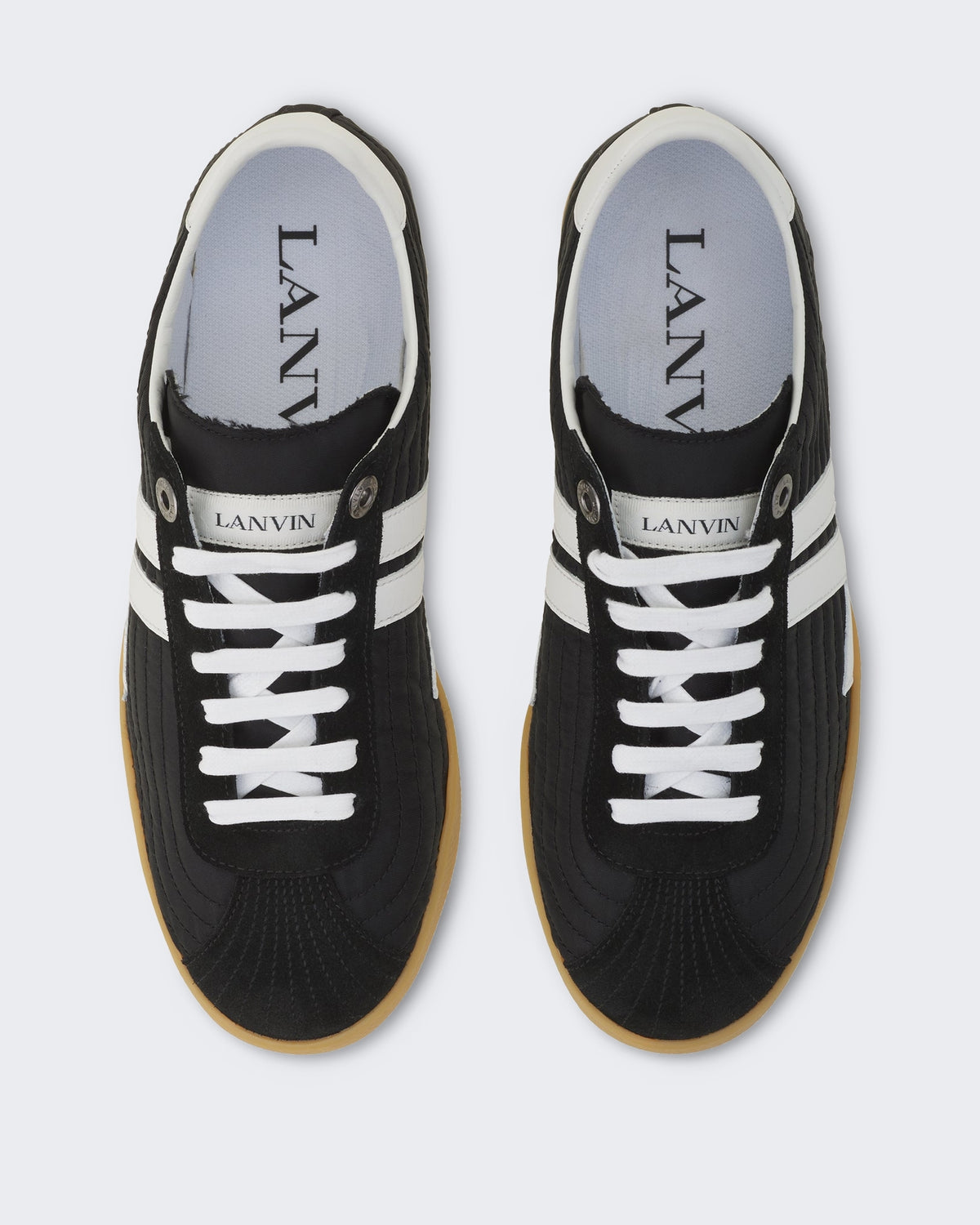 Herren Sneaker van nylon in Schwarz-wit
