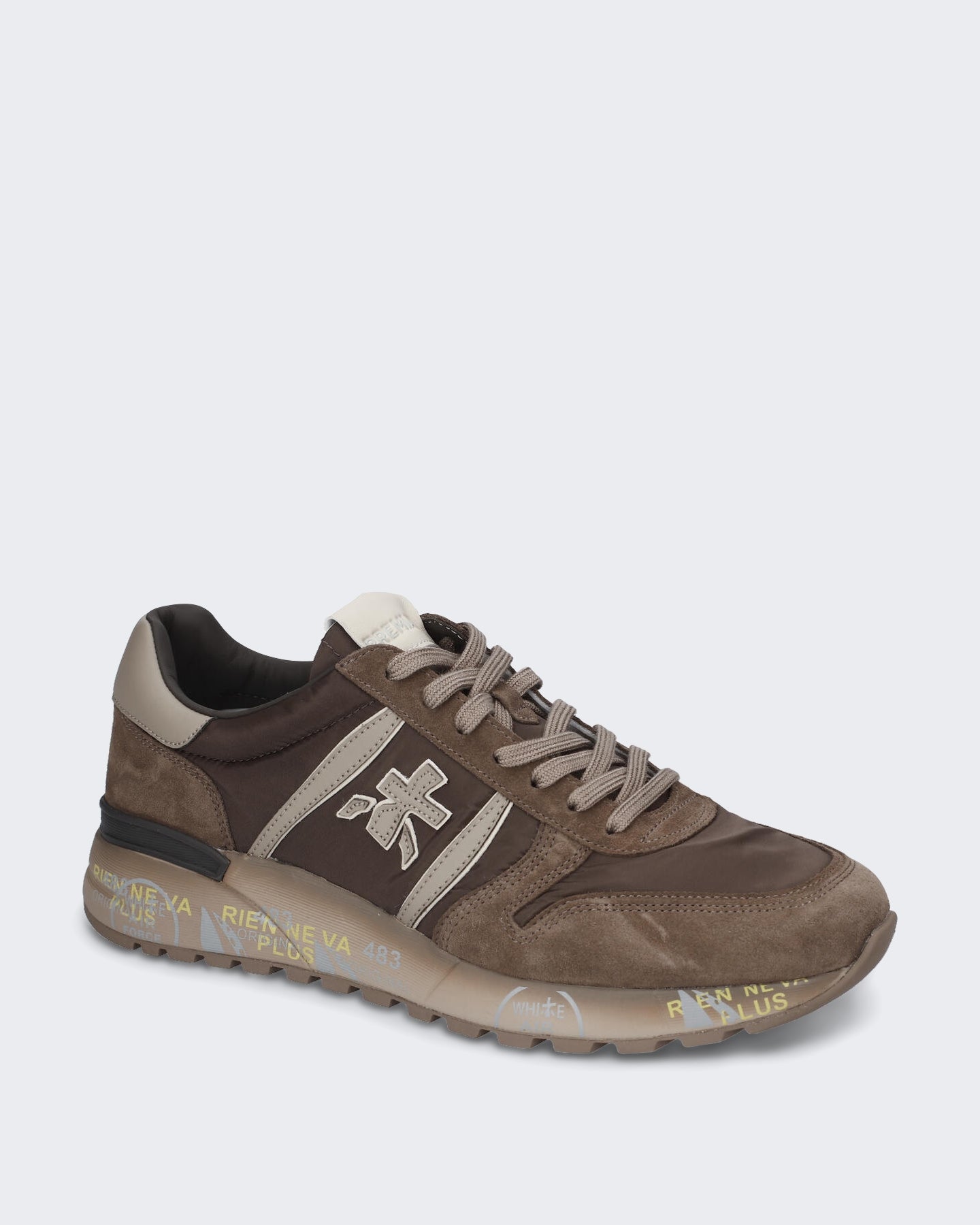 Heren Lander sneaker in Bruin