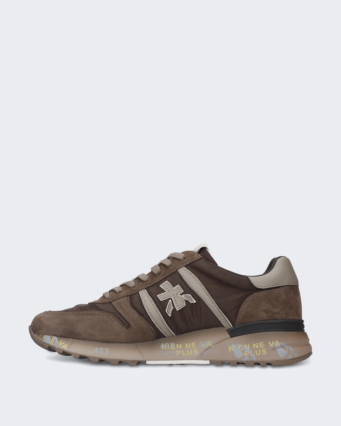 Heren Lander sneaker in Bruin