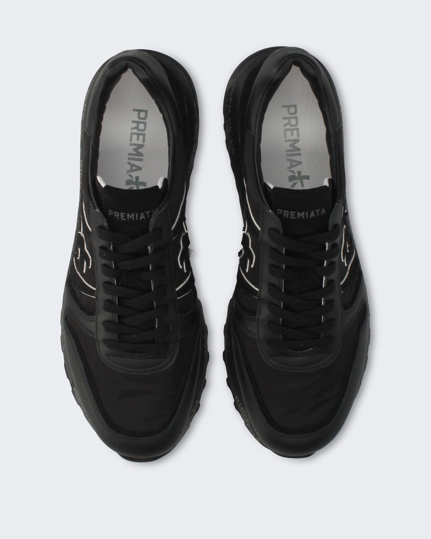 Heren Lander sneaker in zwart