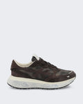 Dames Sneaker met luipaardprint Bruin
