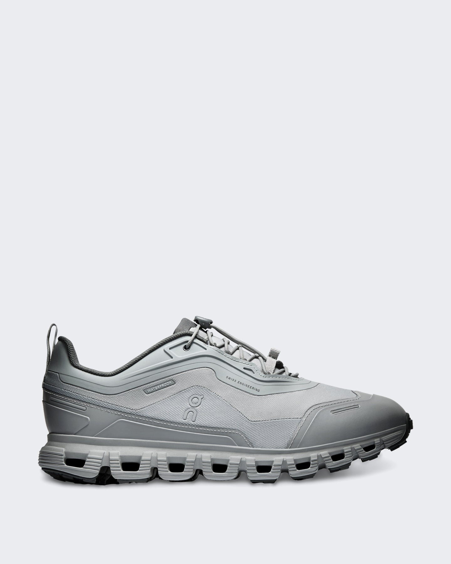 Heren Cloud 6 Geo WP waterbestendige sneaker in grijs