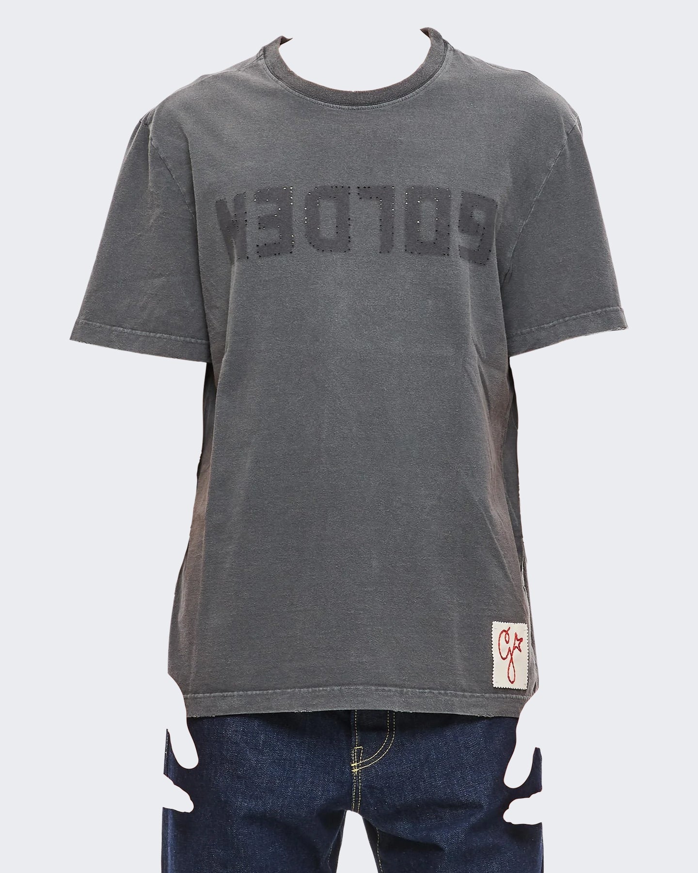 Heren Regular T-Shirt Antraciet