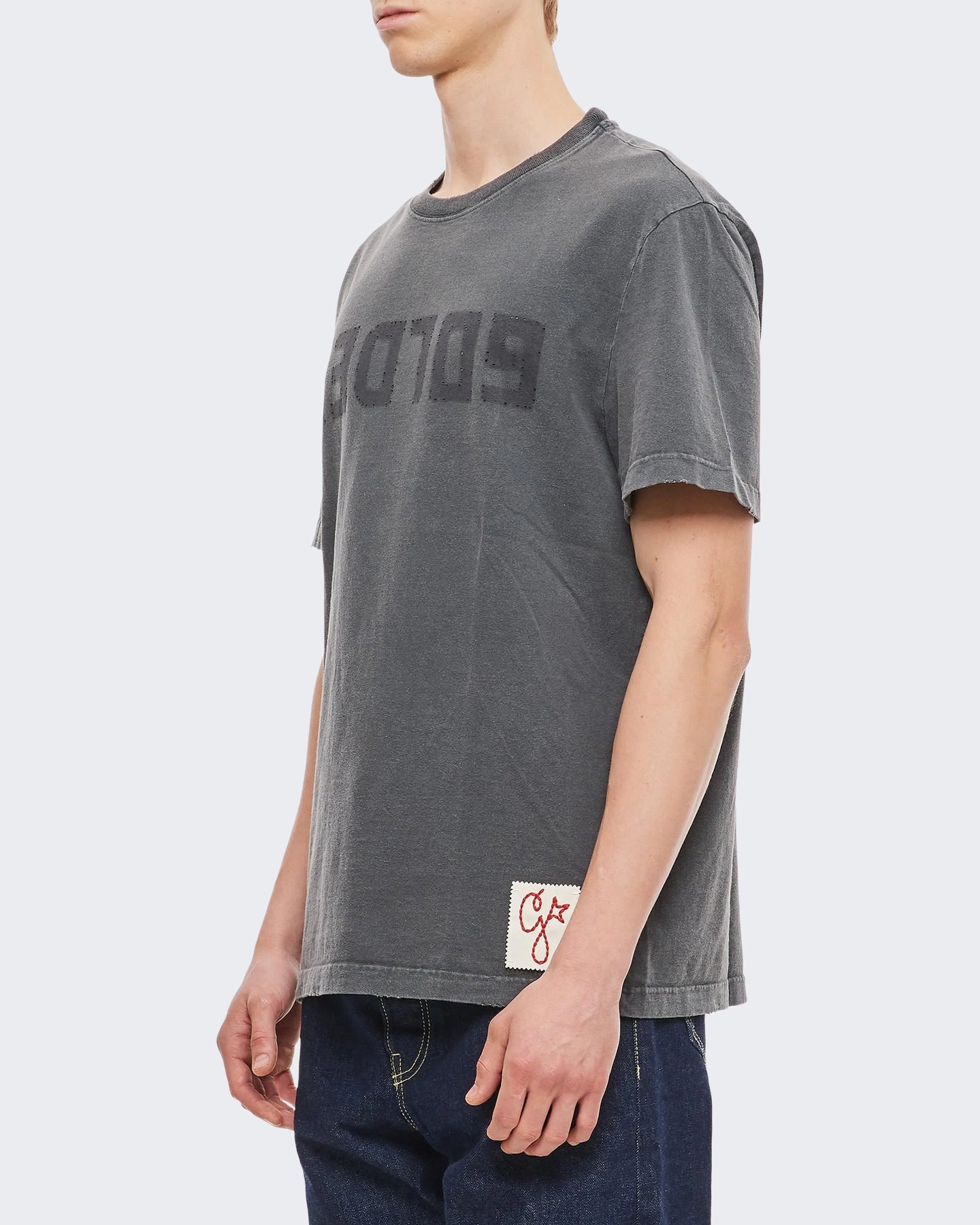 Heren Regular T-Shirt Antraciet