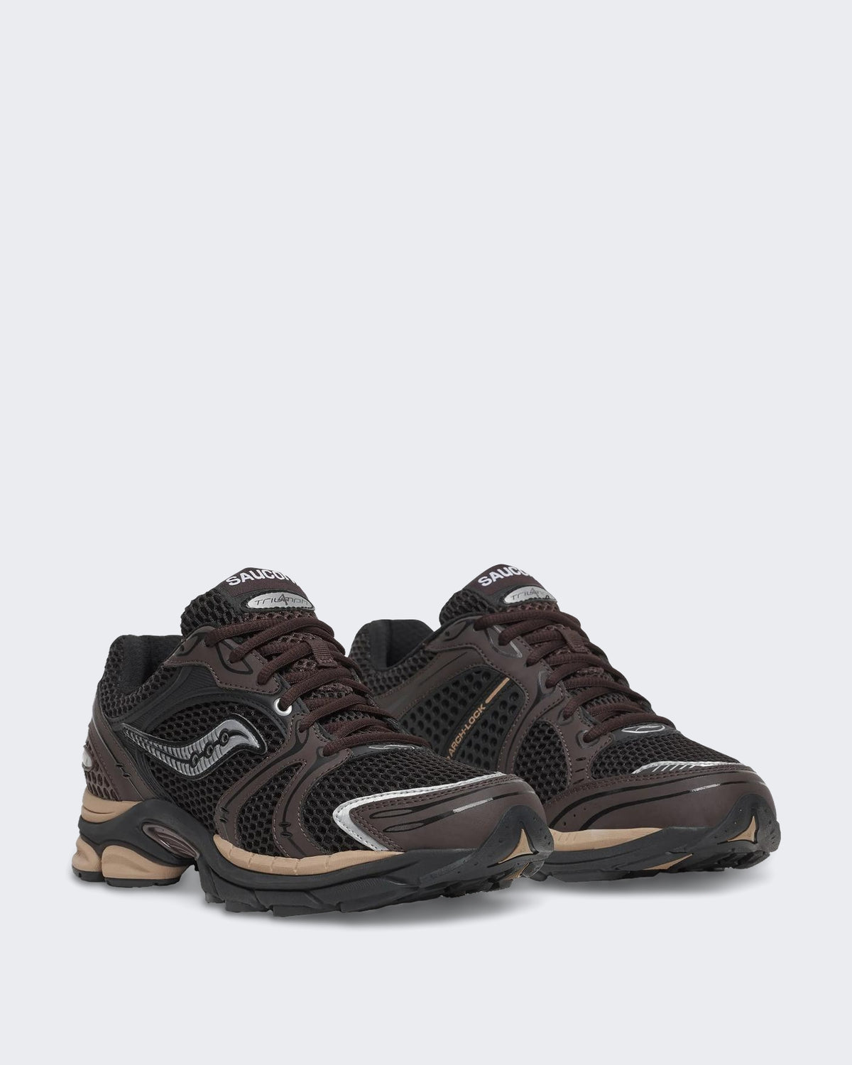 Damen Hardloopsneaker met premium demping Braun