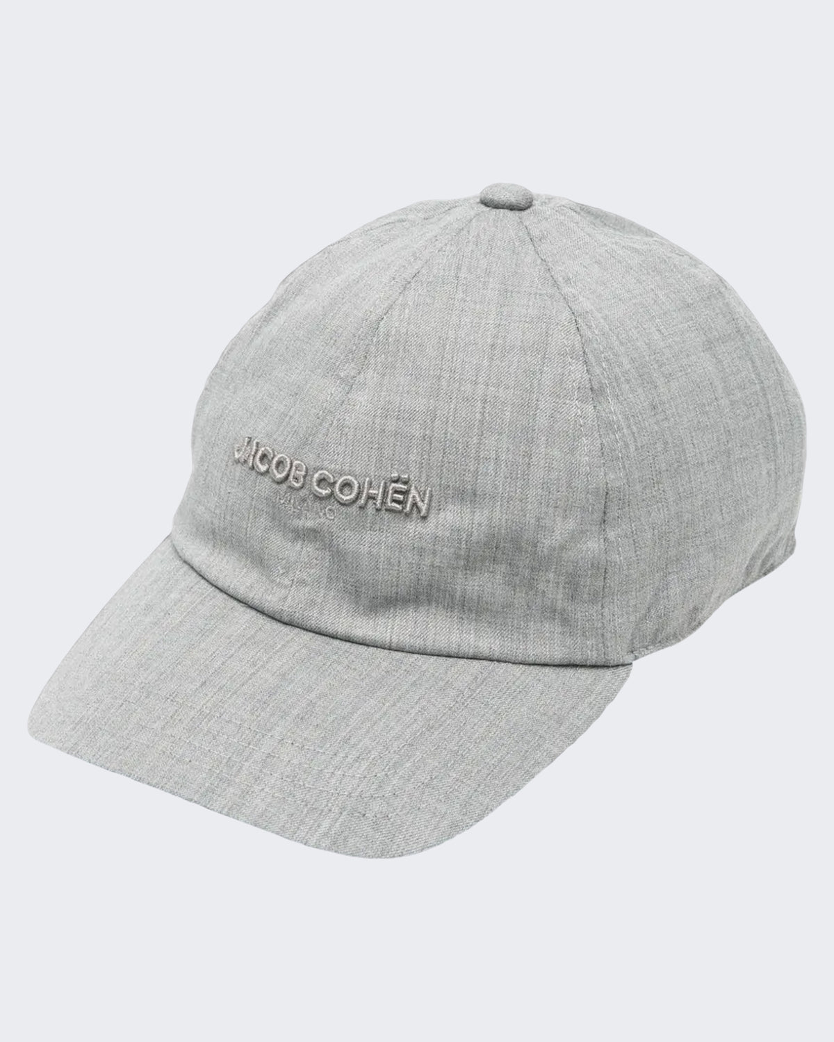 Herren Baseball cap met gemêleerde afwerking Grau