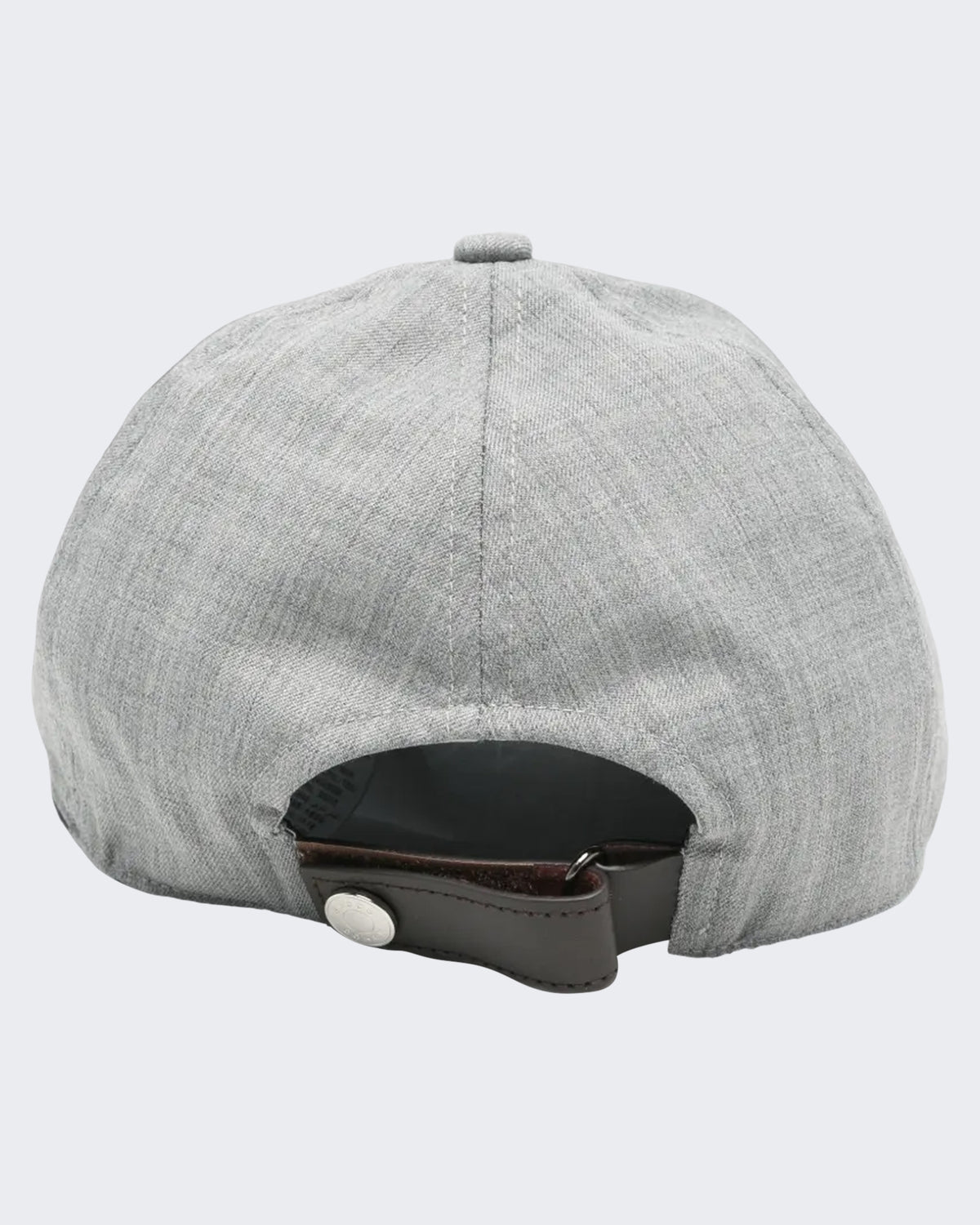 Herren Baseball cap met gemêleerde afwerking Grau