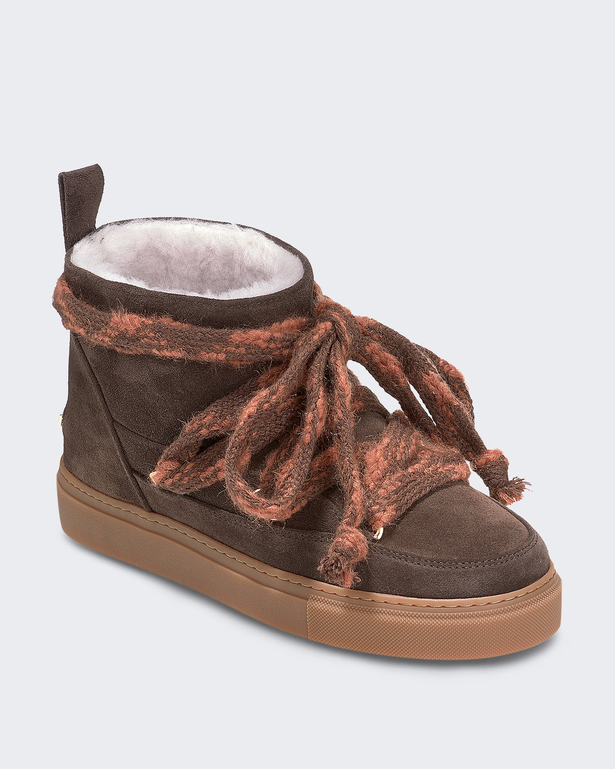 Dames Laars - Suede Knot Dark Brown Bruin