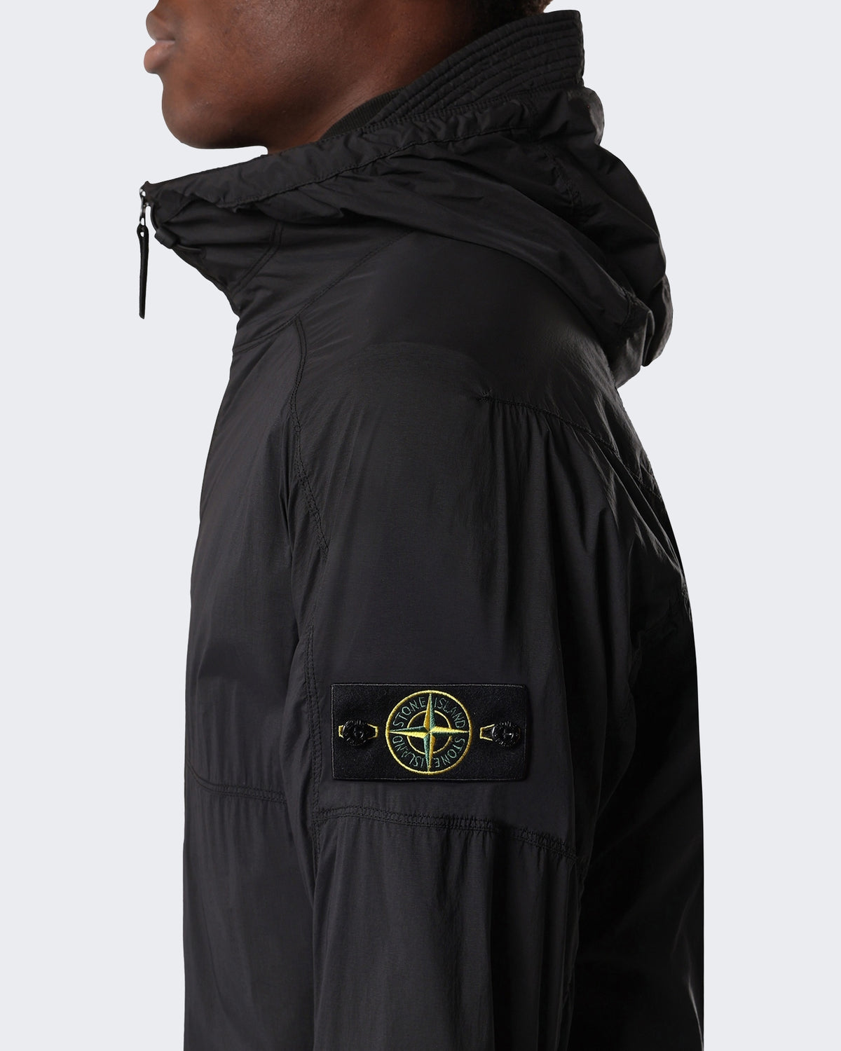 Heren Ultralight Nylon Stretch-TC Jas Zwart