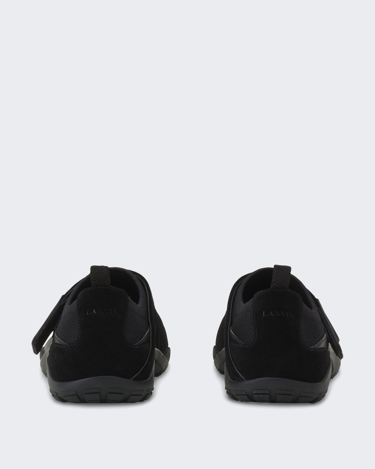 Dames New Sneaker Knit Suede Black/Black