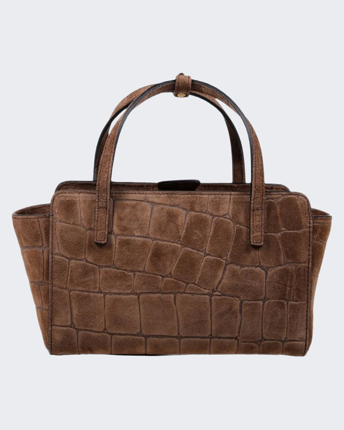 Damen Flap S Suede Cocco Chocolat