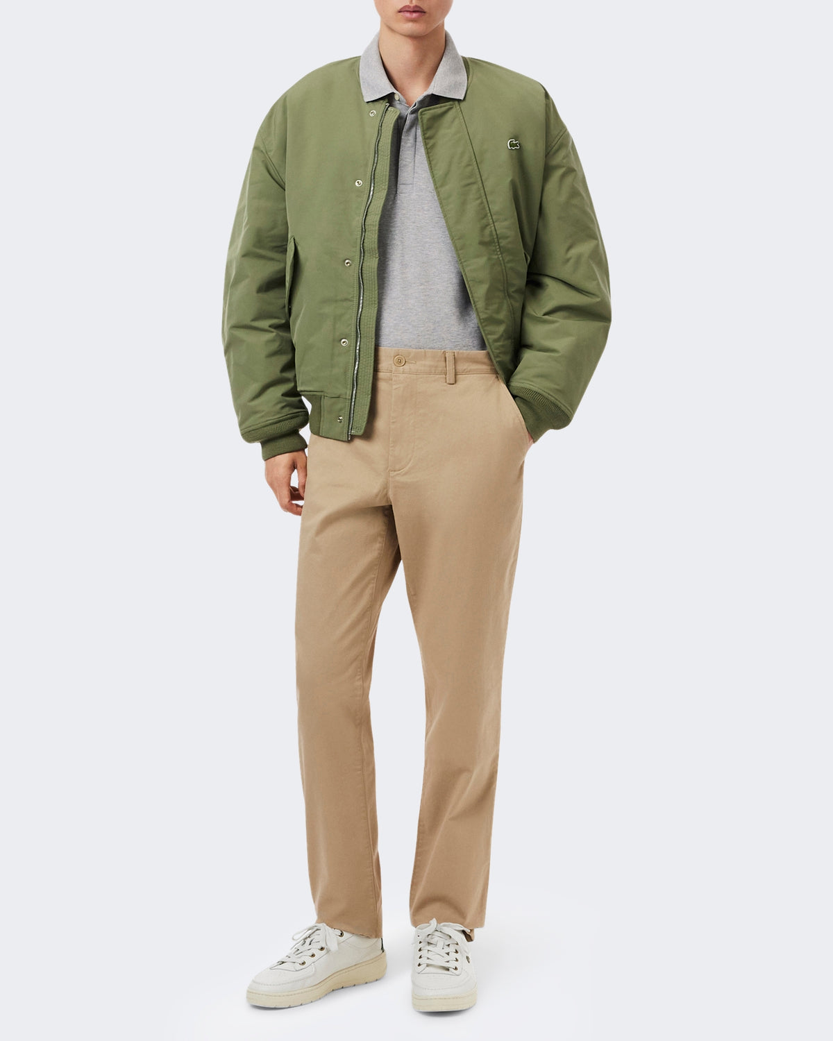 Lacoste Heren Polo Silver Chine - foto 3