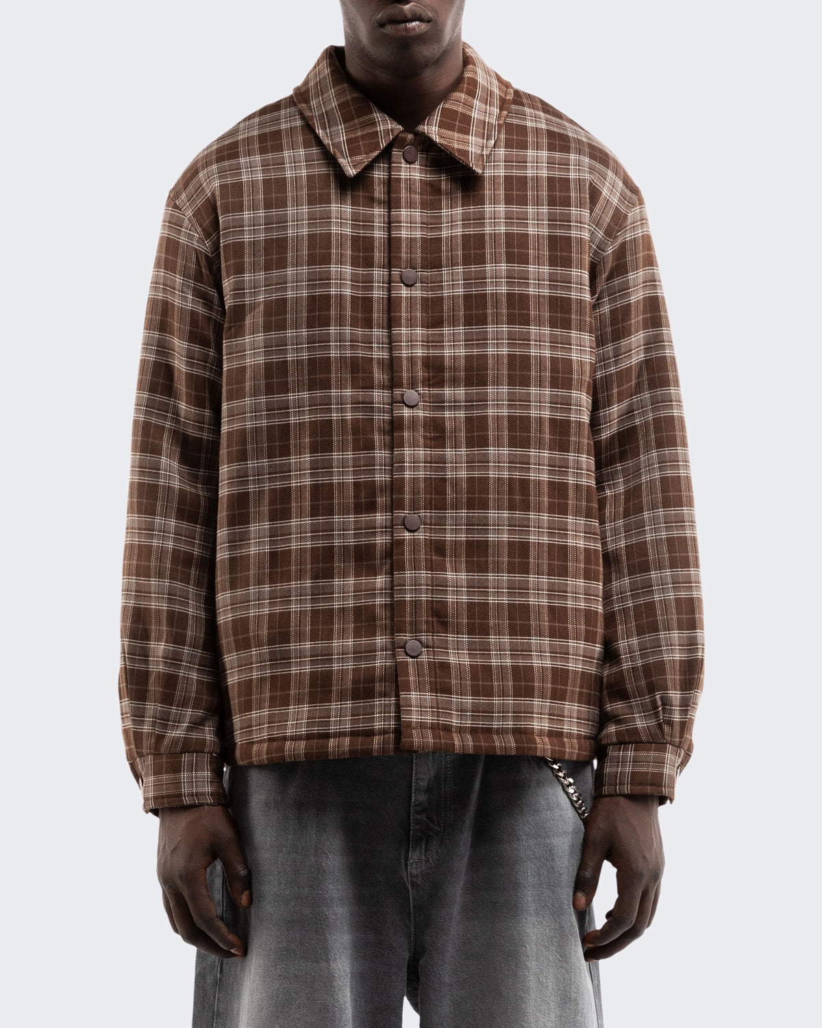 Herren Reternity Padded Flannel Brown